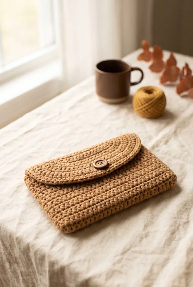 Clutch a crochet